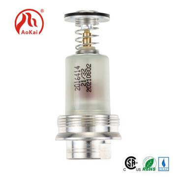 What is the function of a gas solenoid valve?